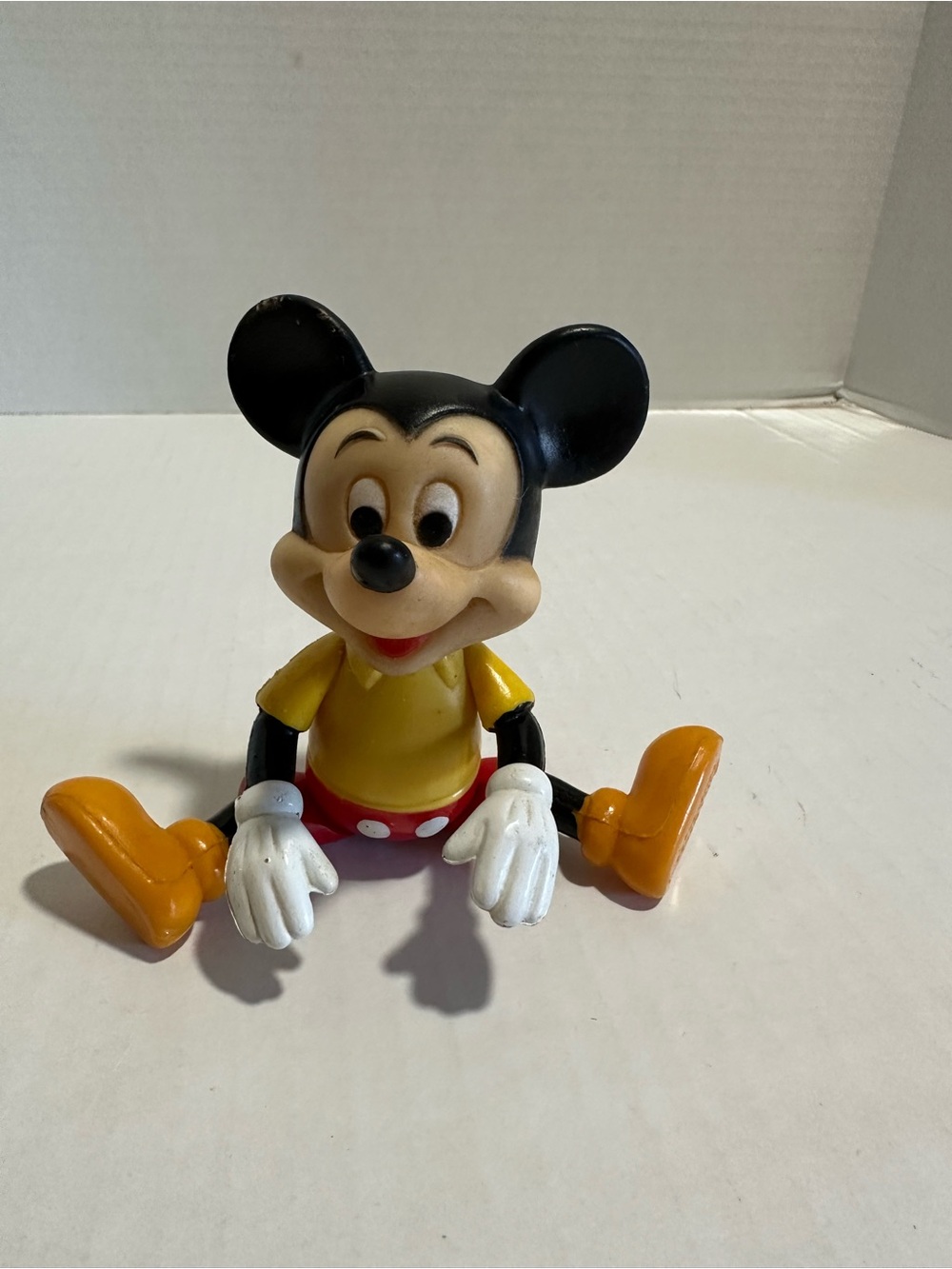 vintage Walt Disney Productions Mickey Mouse posable figure